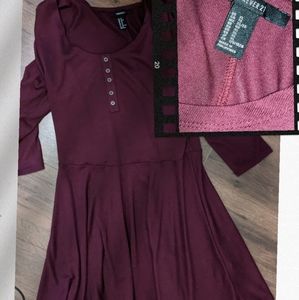 Forever 21 Maroon Dress